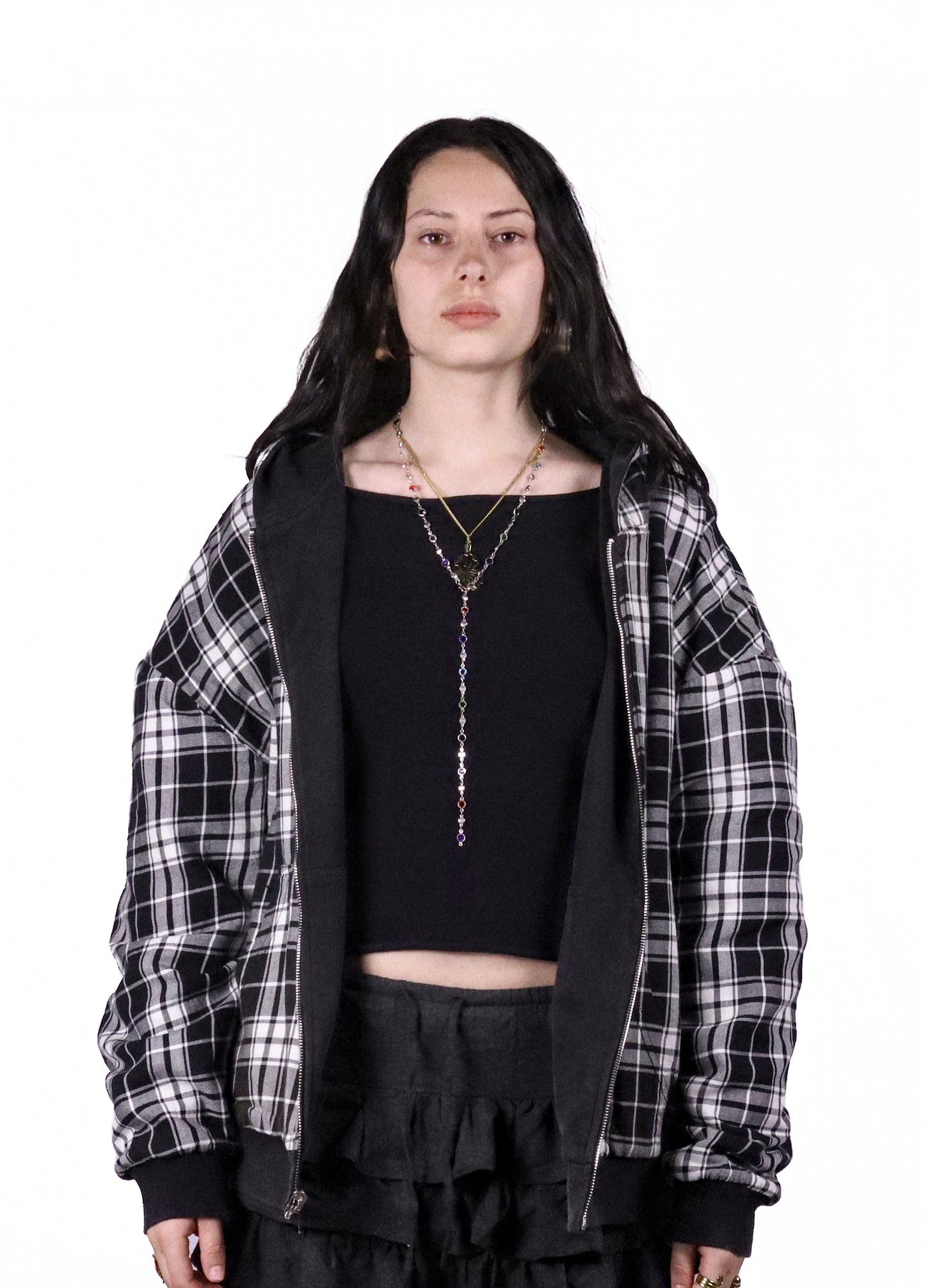 REVERSIBLE zip-up