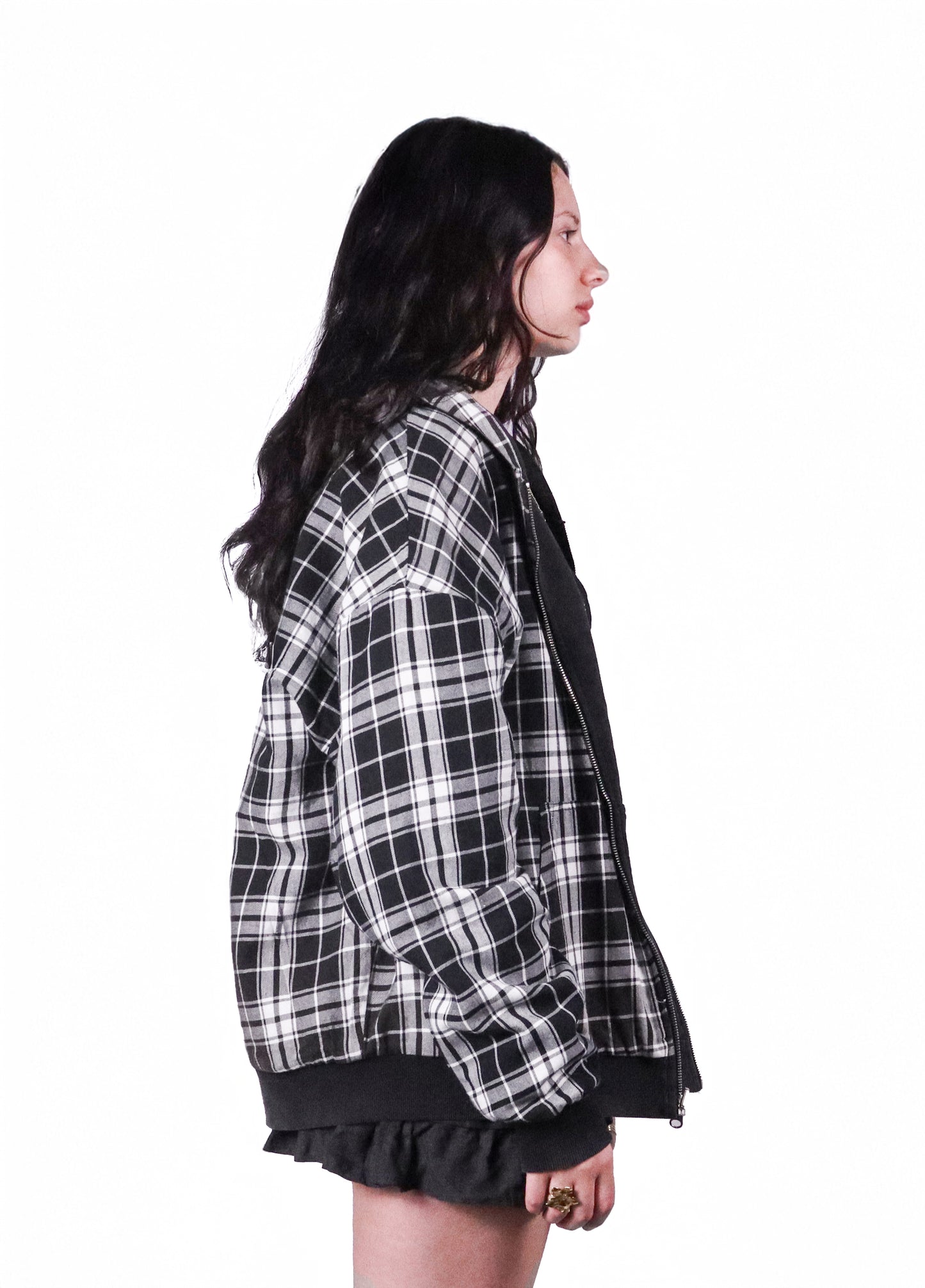 REVERSIBLE zip-up
