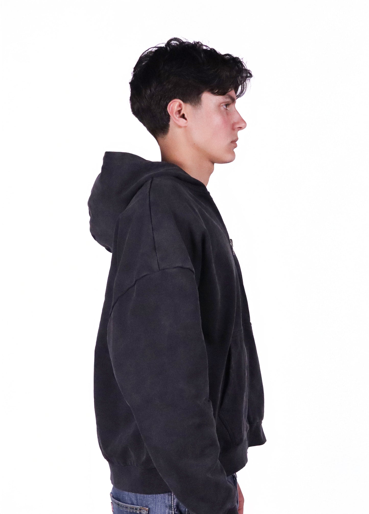 REVERSIBLE zip-up